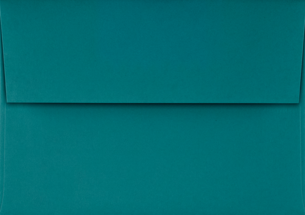 Teal Blue 32lb A1 Invitation Envelopes (3 5/8 x 5 1/8) with Peel & Seal