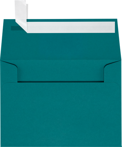 Teal Blue 32lb A1 Invitation Envelopes (3 5/8 x 5 1/8) with Peel & Seal