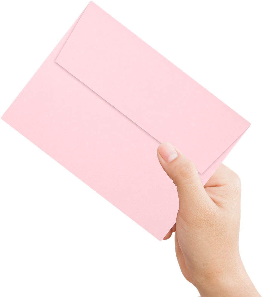 Baby Candy Pink 32lb A6 Invitation Envelopes (4 3/4 x 6 1/2) with Peel & Seal