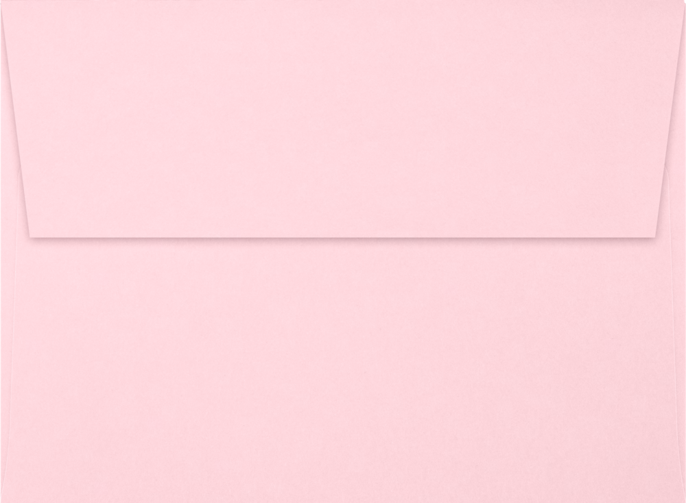 Baby Candy Pink 32lb A6 Invitation Envelopes (4 3/4 x 6 1/2) with Peel & Seal