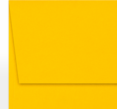 Sunflower Yellow 32lb A7 Invitation Envelopes (5 1/4 x 7 1/4) with Peel & Seal