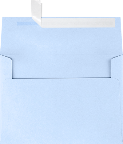 Baby Blue 32lb A7 Invitation Envelopes (5 1/4 x 7 1/4) with Peel & Seal