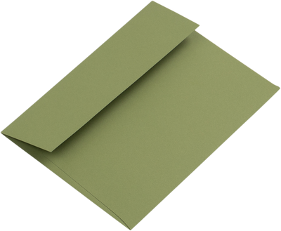 Olive Green 28lb A7 Invitation Envelopes (5 1/4 x 7 1/4) with Peel & Seal