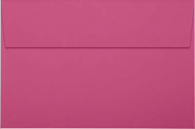 Fuchsia Pink Magenta 32lb A9 Invitation Envelopes (5 3/4 x 8 3/4) with Peel & Seal