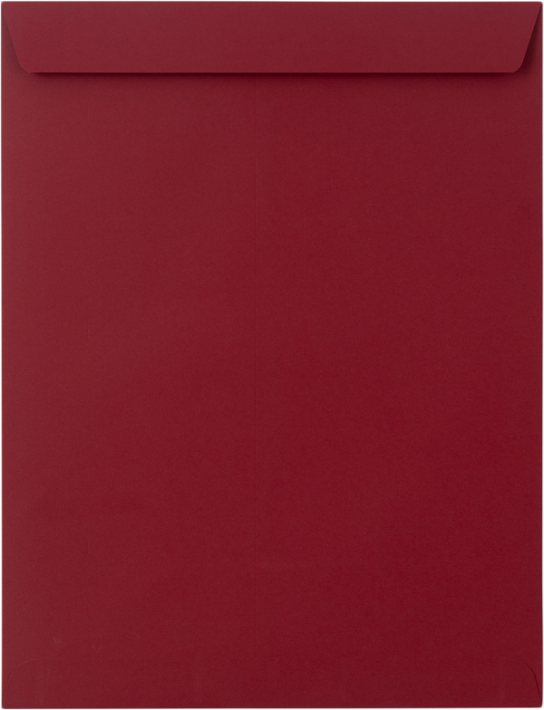 10x13 Open End Envelope w/ Peel & Seal - Garnet - Envelopes