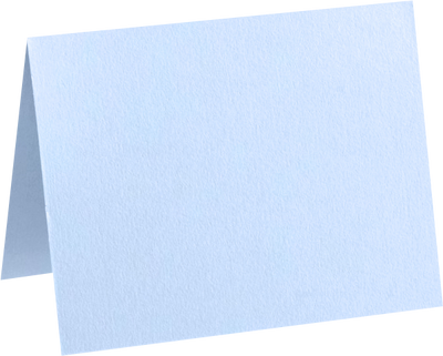 Baby Blue 100lb A6 Foldover Card (4 5/8 x 6 1/4)