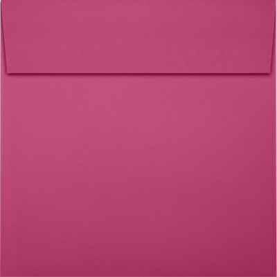 Fuchsia Pink Magenta 32lb 5 1/2 x 5 1/2 Square Envelopes with Peel & Seal