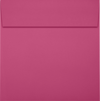 Fuchsia Pink Magenta 32lb 6 1/2 x 6 1/2 Square Envelopes with Peel & Seal