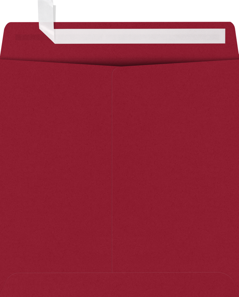 7 1/2 x 7 1/2 Square Envelope - Peel & Seal - Garnet | EX8555-26 ...
