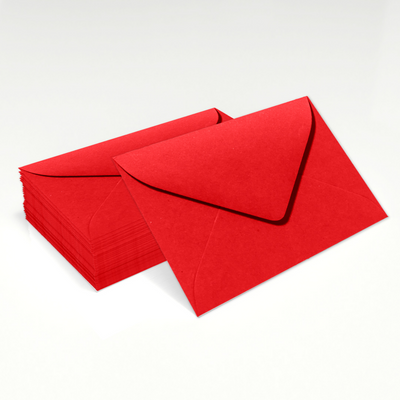 Ruby Red Happy Holidays 32lb #17 Mini Envelopes (2 11/16 x 3 11/16)