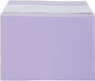 Purple 1.6mil 5 1/16 x 7 3/16 Cello Envelopes with Peel & Seal