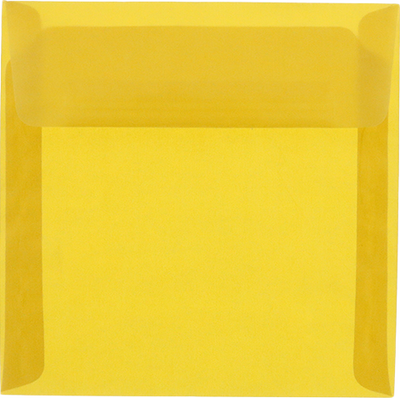 Gold Translucent 30lb 8 1/2 x 8 1/2 Square Envelopes