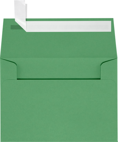 Holiday Green 32lb A1 Invitation Envelopes (3 5/8 x 5 1/8) with Peel & Seal