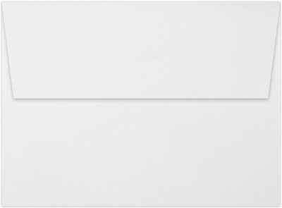 Premium White 32lb A6 Invitation Envelopes (4 3/4 x 6 1/2) with Peel & Seal