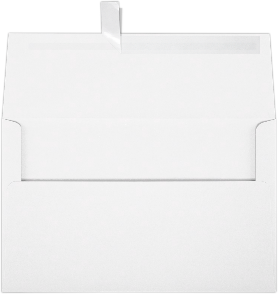 Premium White 32lb A10 Invitation Envelopes (6 x 9 1/2) with Peel & Seal