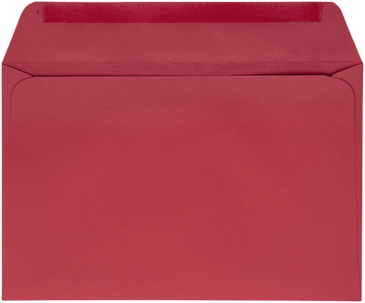 Red 32lb 6 x 9 Full Face Window Envelopes