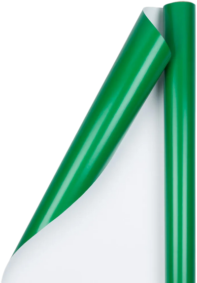 Green Glossy Wrapping Paper Set (100 Sq Ft) - 4 Rolls