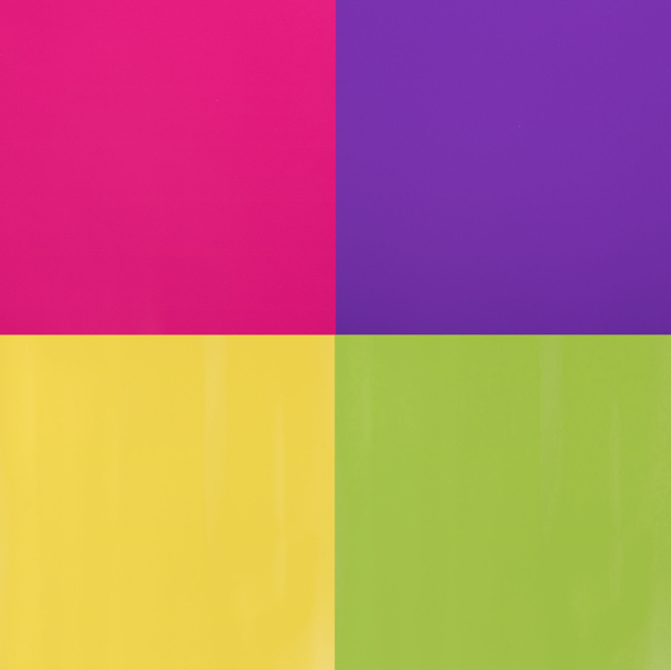 Wrapping Paper Set (100 Sq Ft Total) - 4 Rolls - Assorted Bright Fashion
