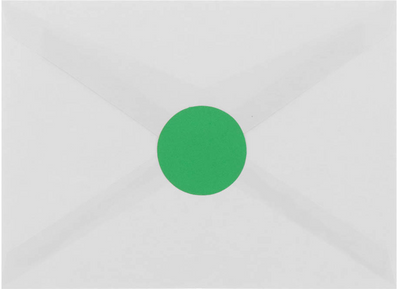 Green Medium 1 2/3 Inch Round Labels
