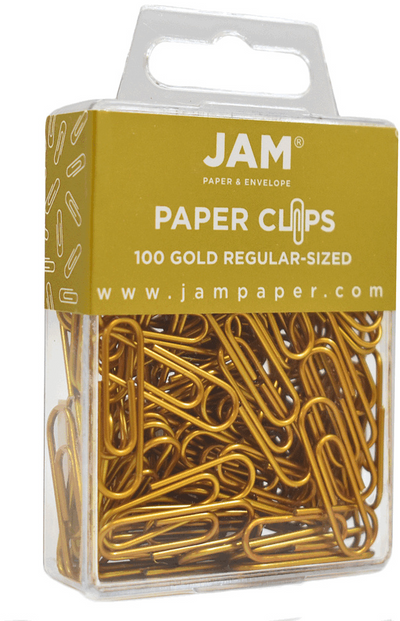 Gold Standard Paper Clips - 100 Pack