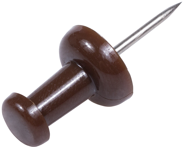 Chocolate Pushpins  - 100 Pack
