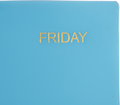 Plastic Sleeves - 5 Pack - Assorted Days of the Week
