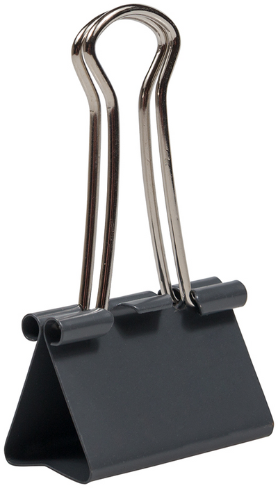 Gray Medium 32mm Binder Clips - 15 Pack