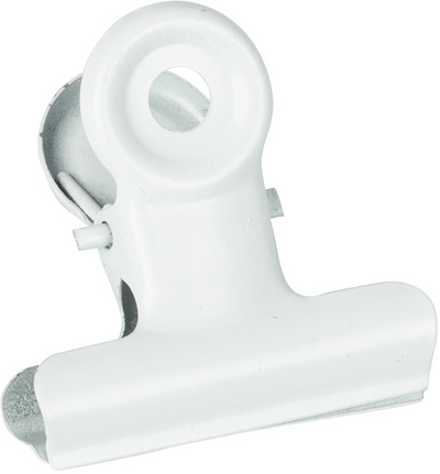 White Medium 31mm Bulldog Clips - 15 Pack
