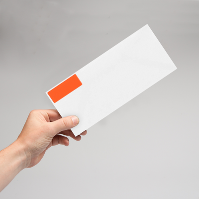 Neon Red 1 x 2 5/8 Return Address Labels