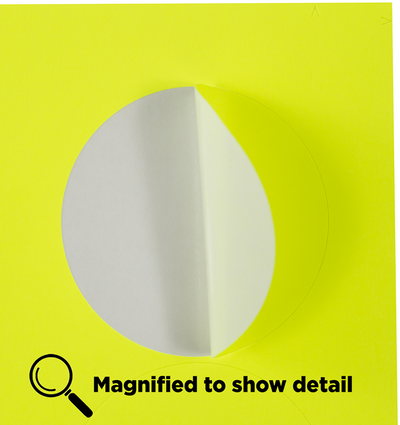 Neon Yellow Medium 1 2/3 Inch Round Labels