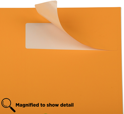 Neon Orange 1 1/3 x 4 Address Labels