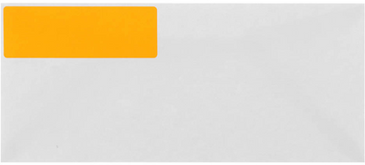 Neon Orange 1 1/3 x 4 Address Labels