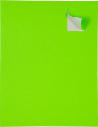 Neon Green 2 x 2 Square Labels