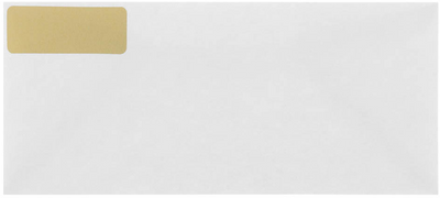 Gold Metallic 1 x 2 5/8 Return Address Labels