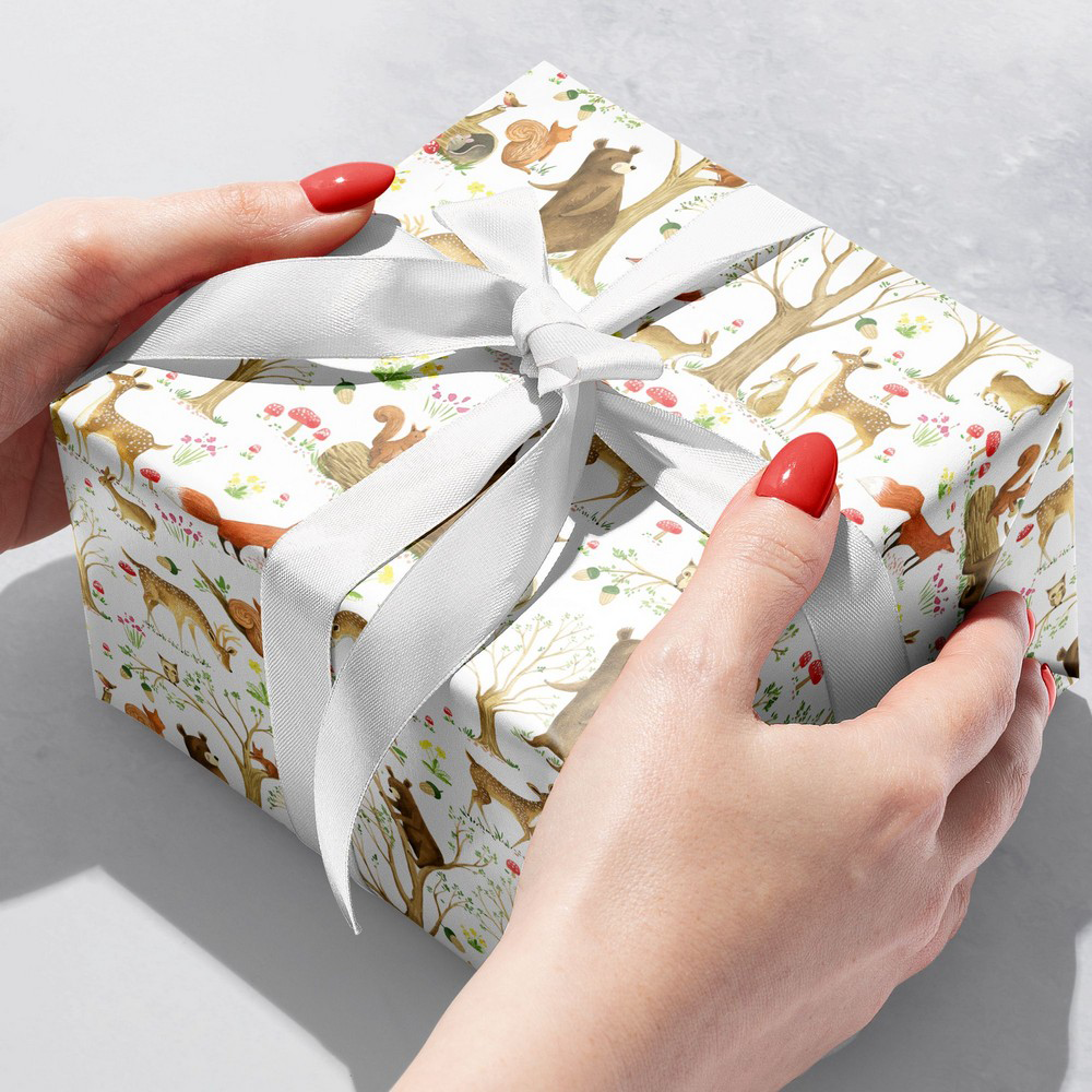 Fairytale Forest 30" x 833' Bulk Wrapping Paper (2082.5 Sq Ft)