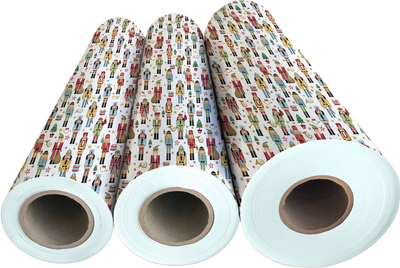 Traditional Nutcracker 30" x 833' Bulk Wrapping Paper (2082.5 Sq Ft)