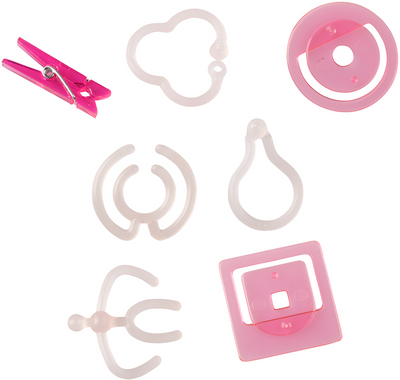 Pink Small Office Clip Box - 16 Pack