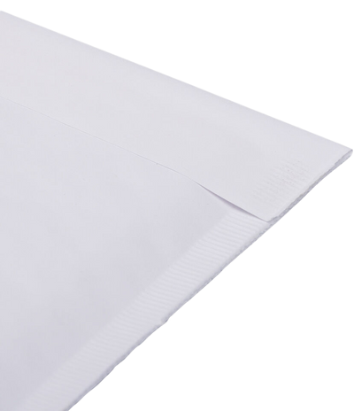 White Kraft 80lb 7 1/4 x 10 1/2 Bubble Mailer with Peel & Seal