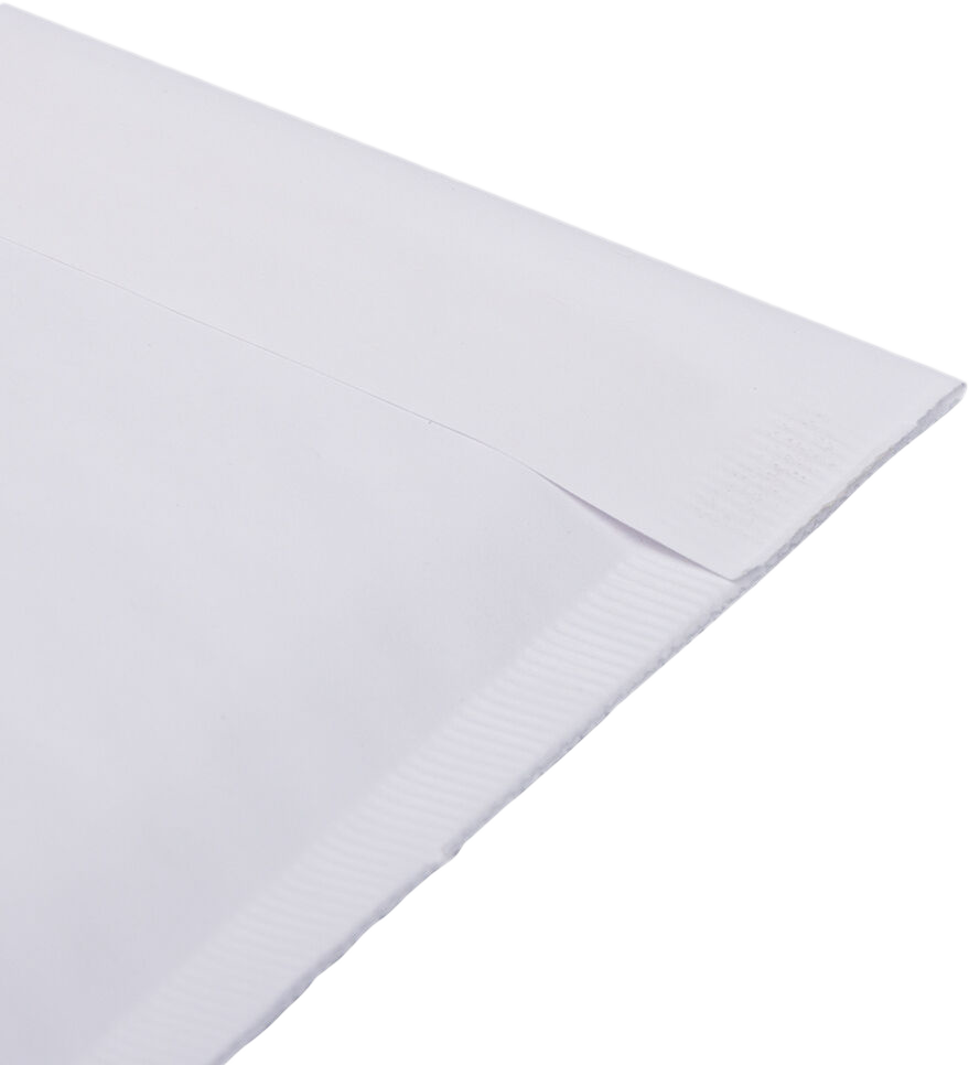 White Kraft 80lb 12 1/2 x 17 1/2 Bubble Mailer with Peel & Seal