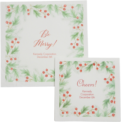 White 6 1/2 x 6 1/2 Lunch Napkins - Uncoined