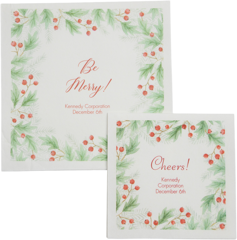 White 6 1/2 x 6 1/2 Lunch Napkins - Uncoined