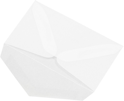 Clear Translucent 28lb 3 Drug 2 5/16 x 3 5/8 Envelopes
