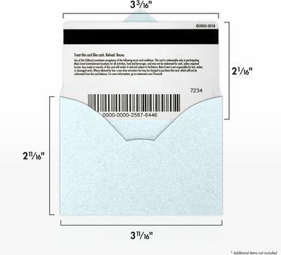 Aquamarine Blue Metallic 32lb #17 Mini Envelopes (2 11/16 x 3 11/16)