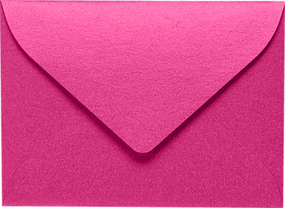 Azalea Fuchsia 32lb #17 Mini Envelopes (2 11/16 x 3 11/16)
