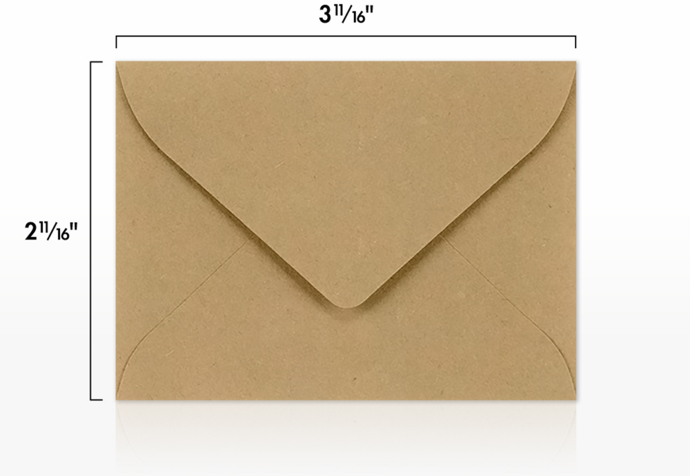 Grocery Bag 28lb #17 Mini Envelopes (2 11/16 x 3 11/16)