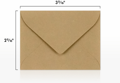 Grocery Bag 28lb #17 Mini Envelopes (2 11/16 x 3 11/16)
