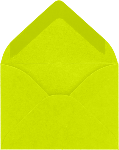 Wasabi Lime Green 32lb #17 Mini Envelopes (2 11/16 x 3 11/16)