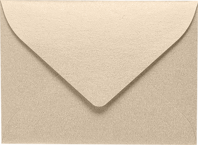 Light Brown Taupe Metallic 32lb #17 Mini Envelopes (2 11/16 x 3 11/16)
