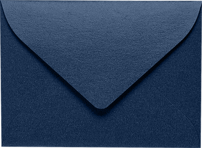 Lapis Navy Blue Metallic 32lb #17 Mini Envelopes (2 11/16 x 3 11/16)