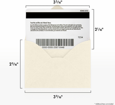 Natural Linen 32lb #17 Mini Envelopes (2 11/16 x 3 11/16)